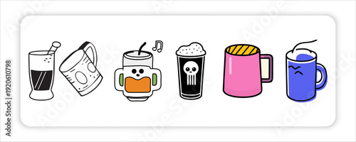 Beer Mugs, Sports Ball,swatter, Cupcake, valve, Halloween, faucet, Assorted Flat, Weather, Speech, Ice Cream, Orange, Megaphone, crab,
Black Cats Drinking, Watermelon, Pineapple, Mountain, Vintage Car