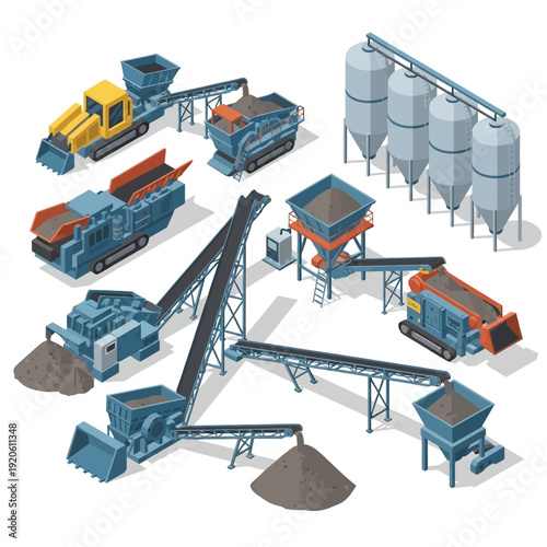 Industrial Machinery for Construction and Manufacturing.