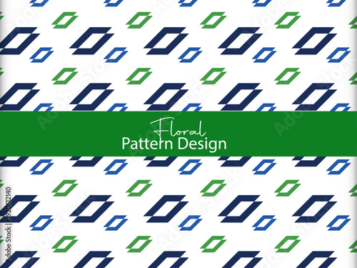 Vector watercolor painted flower. Hand drawn flower design elements isolated on white background, Mockup of 4 customizable repeatable patterns