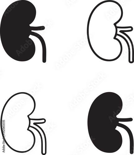 Healthy Kidney Illustration Icon, Healthy kidney illustration campaign banner, Healthy kidney illustration awareness promotion concept, renal wellness advocacy awareness banner, medical vector