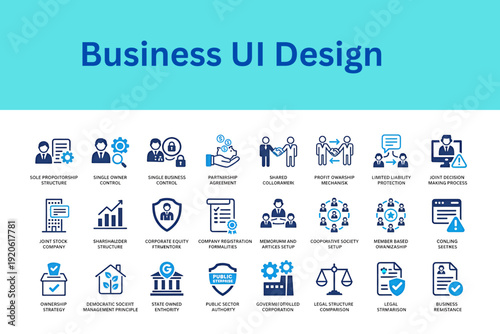 Corporate outline icons collection focusing on market behavior and economic conditions. High quality vector graphics for business sectors and global trade networks. Money, graph, document, folder, car