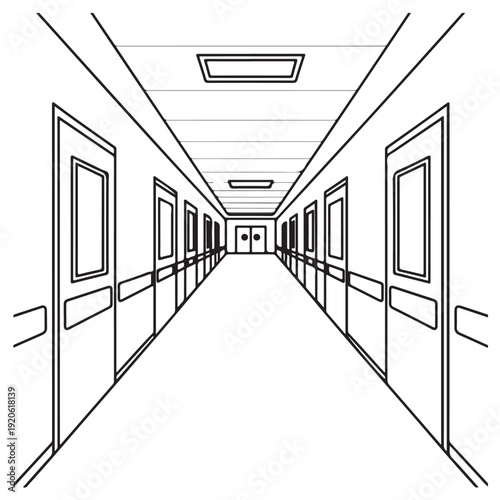 3d render of a modern building