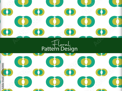 Vector watercolor painted flower. Hand drawn flower design elements isolated on white background, Mockup of 4 customizable repeatable patterns