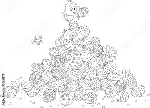 Happy little chick painter ...