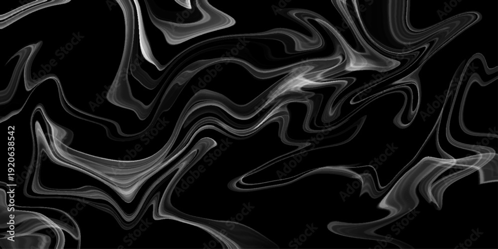 Obraz premium Abstract black & white silk and liquid marble background. Marble ink texture vector background. liquid marble texture background. The texture of mix color and white marble pattern modern style Liquid 