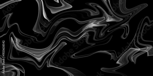 Abstract black & white silk and liquid marble background. Marble ink texture vector background. liquid marble texture background. The texture of mix color and white marble pattern modern style Liquid 