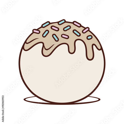 Cake ball icon