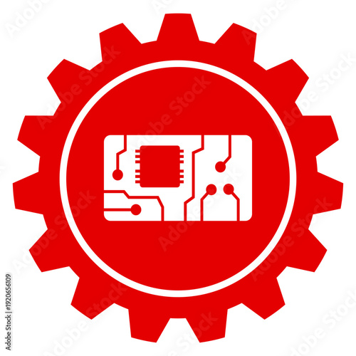 Platine Einstellungen Vektor Icon für Elektronik und Schaltung als transparentes Png