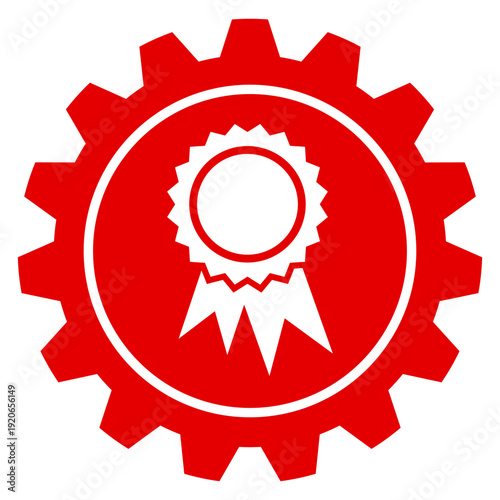 Qualität Einstellungen Vektor Icon für Auszeichnung und Erfolg als transparentes Png