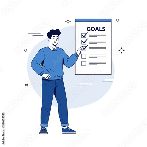 Achieving Objectives: A Gentleman Illustrates The Roadmap To Successful Attainment Of Personal Goals