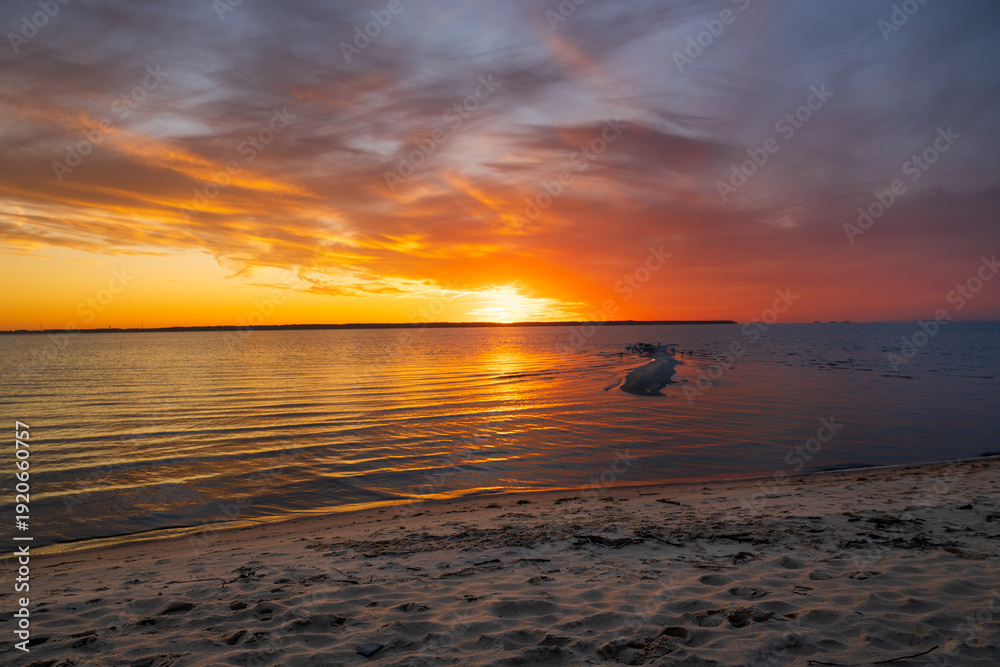 Obraz premium Sunset on OBX