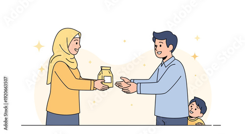 Generous Gift Giving And Sharing In Community