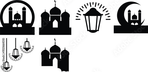 set of religious icons