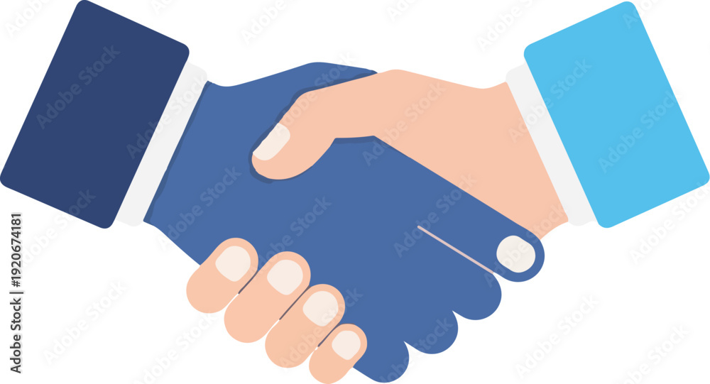 Obraz premium Business partnership handshake agreement concept