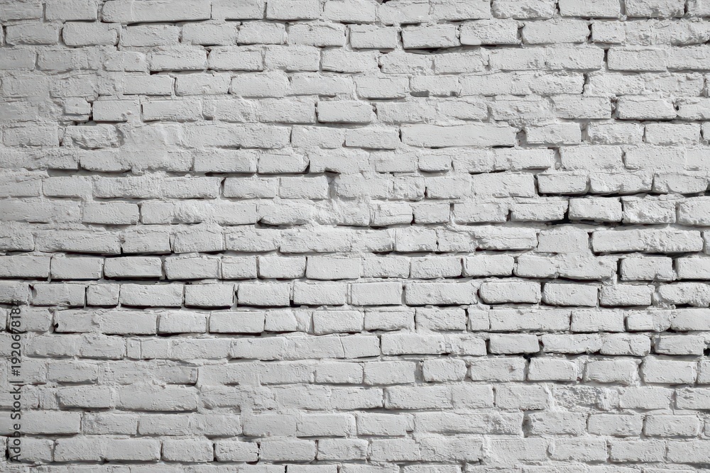 Fototapeta premium black and white brick wall texture background
