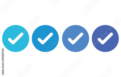 Free Download Check Mark Icons Set – Approval and Verification Vector - GFXLoad