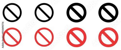 no prohibition stop icon
