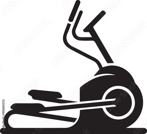 unique elliptical trainer icon