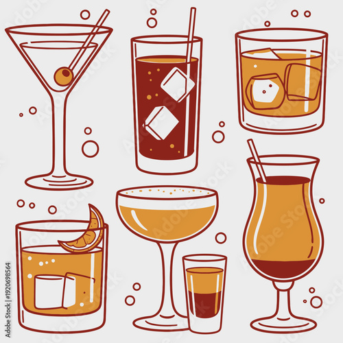 Cocktail Glasses Collection