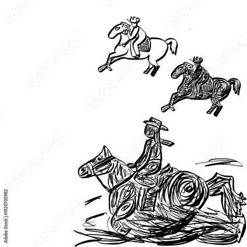 Фотография Cowgal & Guys Horse Racing