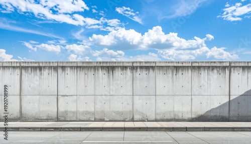 concrete wall and sky