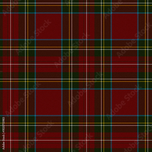 seamless Stewart tartan pattern repeatable red plaid