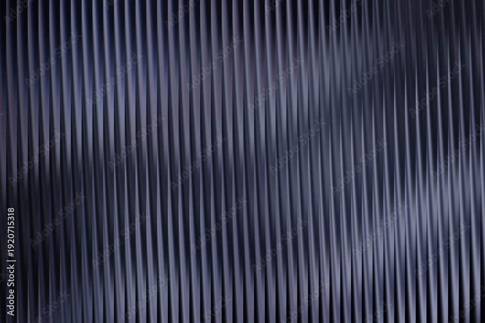 Obraz premium Abstract dark blue gray vertical corrugated texture background with subtle wave pattern and soft lighting effects