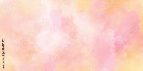 soft pink and peach abstract watercolor wash background with pastel textures and ethereal light for romantic design