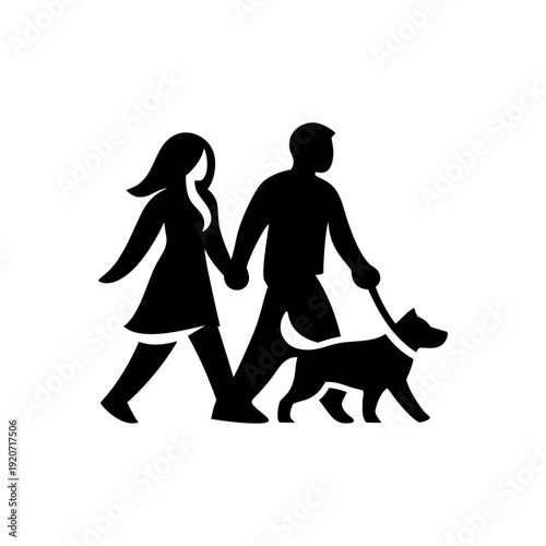Active Companionship Journey Concept Icon
