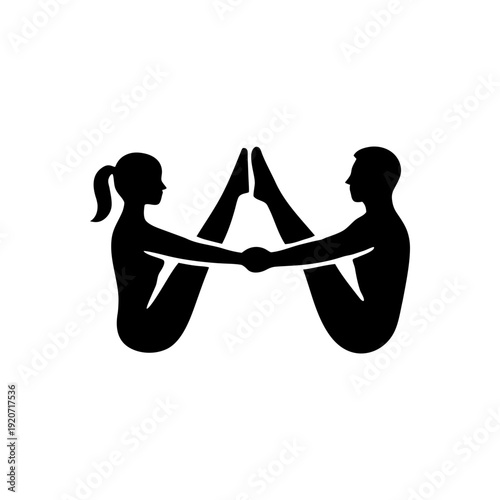 Core Balance Cooperative Yoga Icon