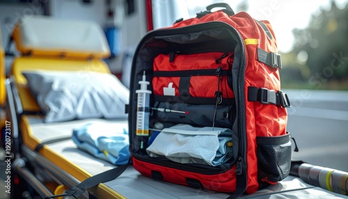Fresh dill herb bunch tied with twine