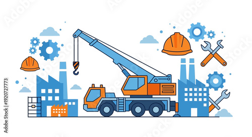 Industrial Construction Crane and Factory Equipment Machine Building Elements