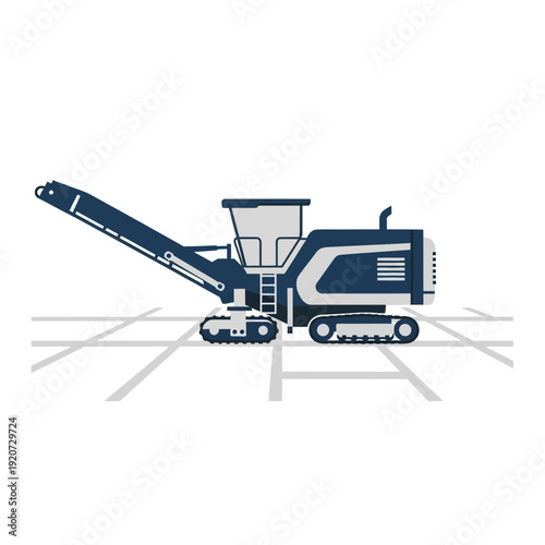 Industrial Crusher Machine For Construction And Recycling Operations