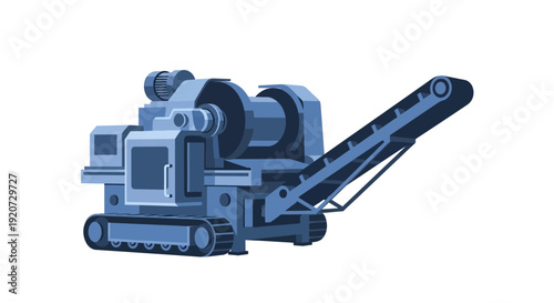Industrial Crusher Machine For Construction And Mining Operations