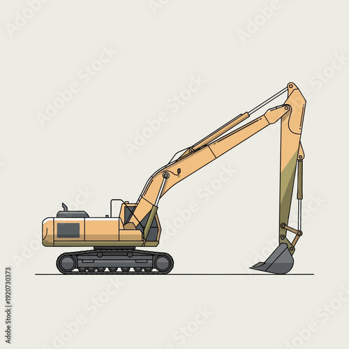 Industrial Excavator Machine For Construction And Earth Moving Tasks