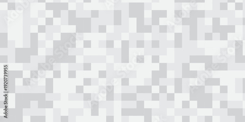 Seamless pattern with squares. Abstract pixel and cube background. Vector digital mosaic pattern. Geometric light elements tile art backdrop.