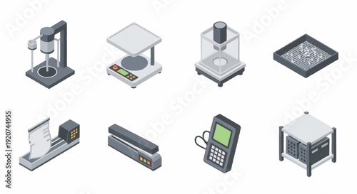 Various Laboratory Equipment and Scientific Instruments.