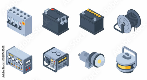 Various Industrial Electrical Components and Devices.
