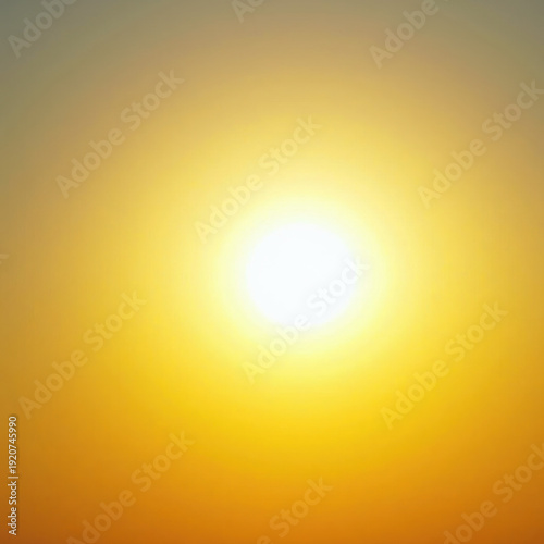 Golden summer sky with strong sunlight, minimal background.