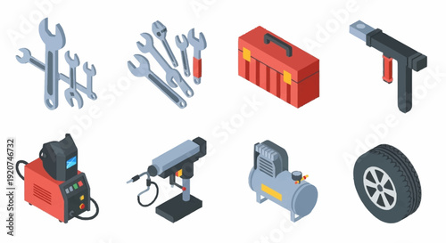 Collection of Various Tools and Equipment.