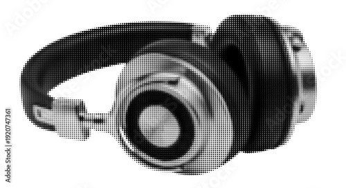 Elegant Headphones: a close-up shot of a stylish pair of headphones. The design and texture of the headphones, showing an interest in audio and music