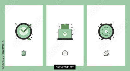 Green Building Protects Wildlife from Toxic Pollution Icon Set