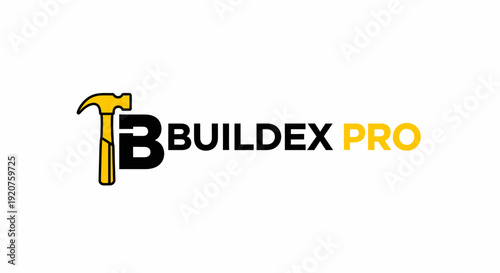 BuildEx Pro Construction Company Logo Design.