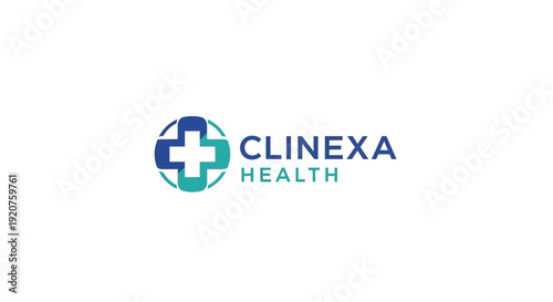 Clinex Health Logo Medical Healthcare Symbol.
