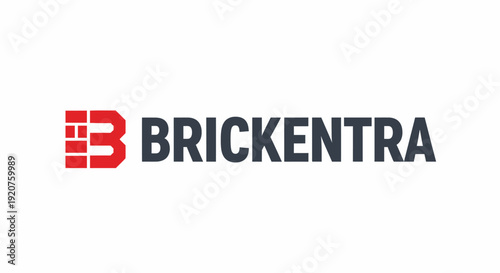 Bricklayer company logo design on white background.