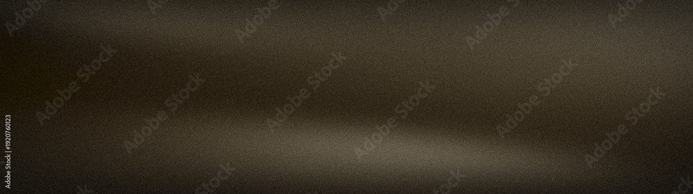 Fototapeta premium Abstract wide grainy background with deep black, charcoal, and dark brown tones. Features a blurred noise texture ideal for elegant banners and wallpapers