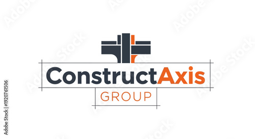 ConstructAxis Group logo with architectural design elements.