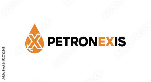 PetronExis logo with orange flame and black text on white background.