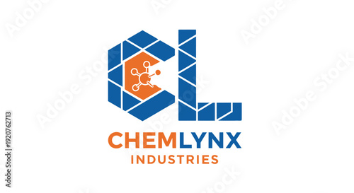 ChemLynx Industries logo with geometric molecular structure.