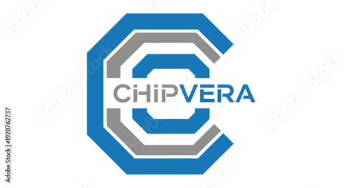 ChiPVERA logo with stylized letter C and company name.